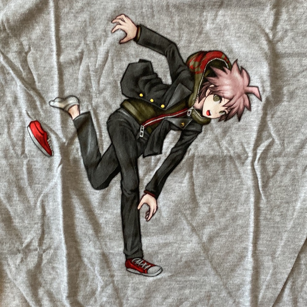 Danganronpa Negi soft Anime Tee Shirt M mens Game/Anime
